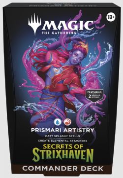 CARTES MAGIC OF THE GATHERING - MTG SECRETS OF STRIXHAVEN COMMANDER - PRISMARI ARTISTRY